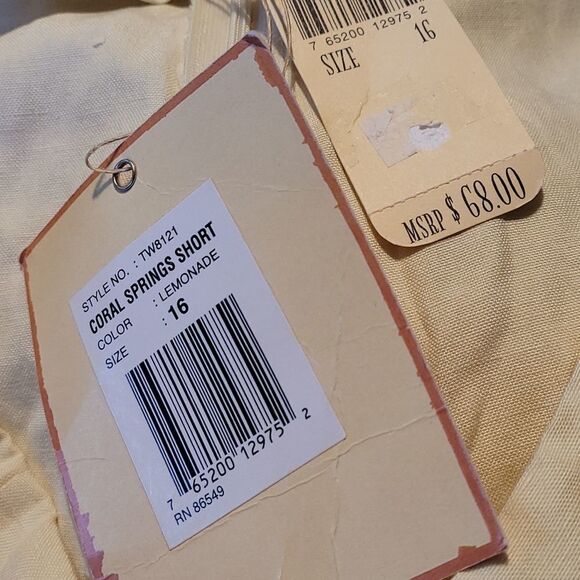 Vintage Tommy bahama silk linen blend size 16 NWT - Picture 5 of 6